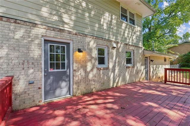 1231 Sanden Ferry Dr, Decatur, GA 30033 - view of wooden terrace