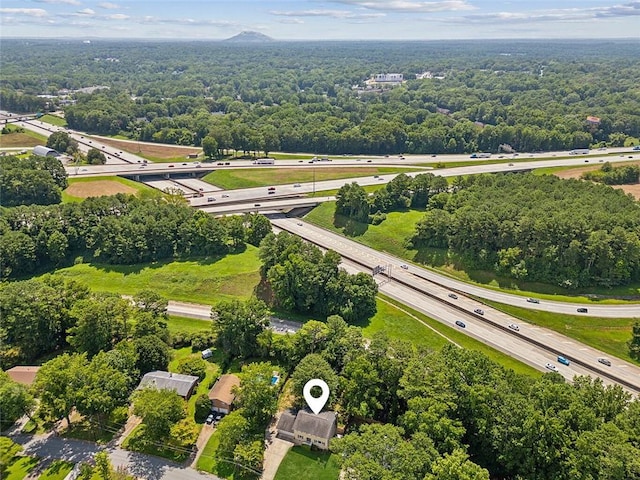 1231 Sanden Ferry Dr, Decatur, GA 30033 - bird's eye view featuring a forest view