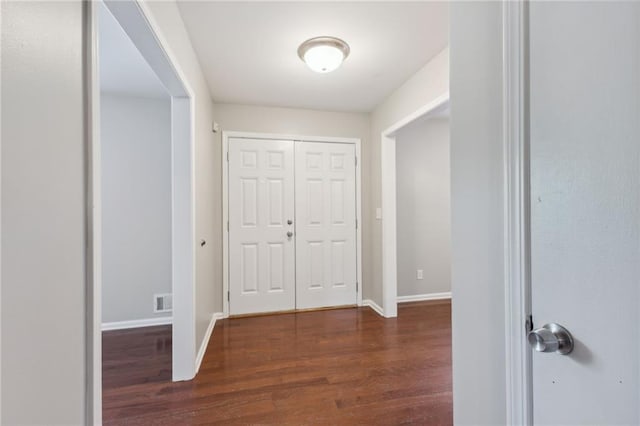 1231 Sanden Ferry Dr, Decatur, GA 30033 - entryway with visible vents, baseboards, and wood finished floors