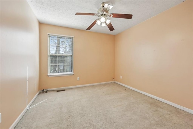 1056 Shadow Lake Dr, Lithonia, GA 30058 - carpeted spare room with a ceiling fan and a textured ceiling