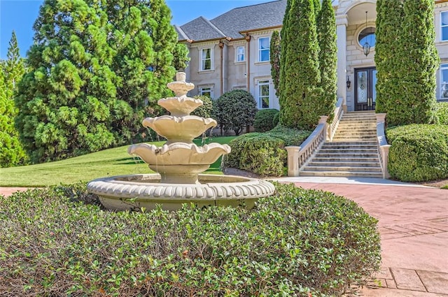 9620 Cedar Grove Rd, Chattahoochee Hills, GA 30213 - surrounding community with stairway