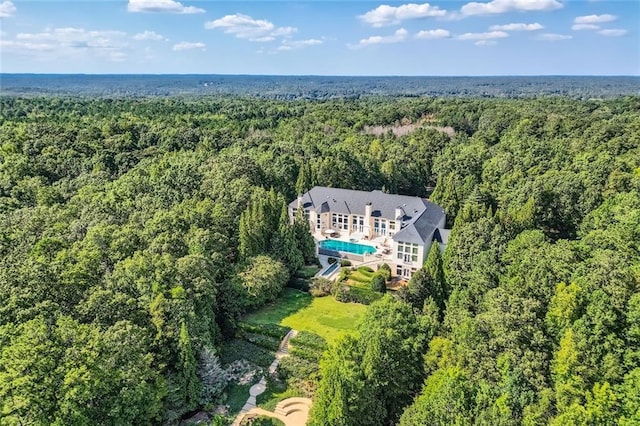 9620 Cedar Grove Rd, Chattahoochee Hills, GA 30213 - aerial overview of property's location with a forest and a pool