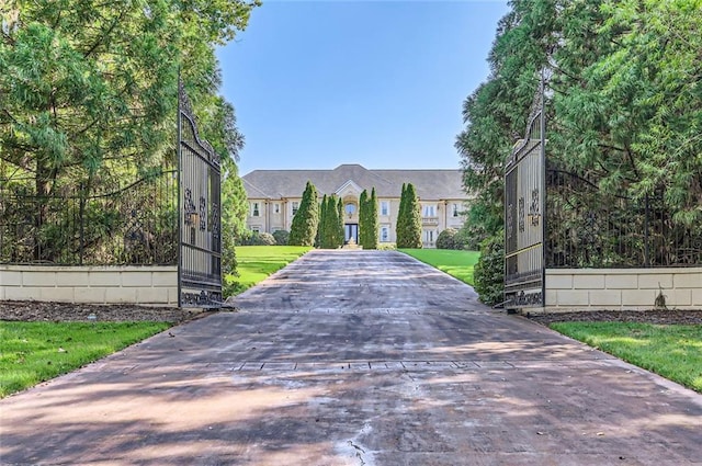 9620 Cedar Grove Rd, Chattahoochee Hills, GA 30213 - view of front of home with a gate