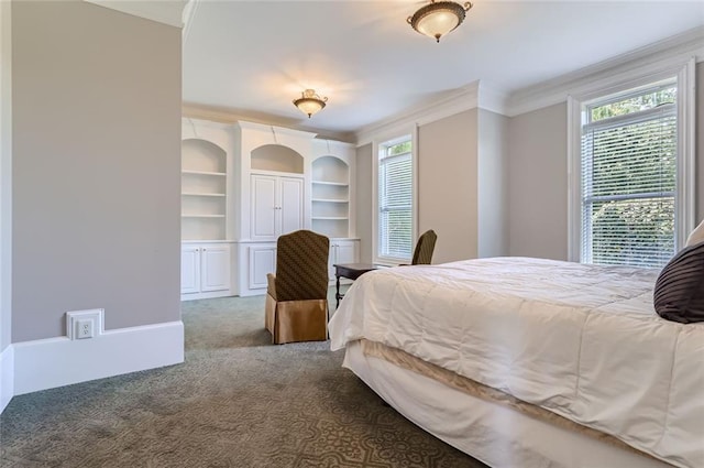 9620 Cedar Grove Rd, Chattahoochee Hills, GA 30213 - bedroom featuring ornamental molding and carpet flooring