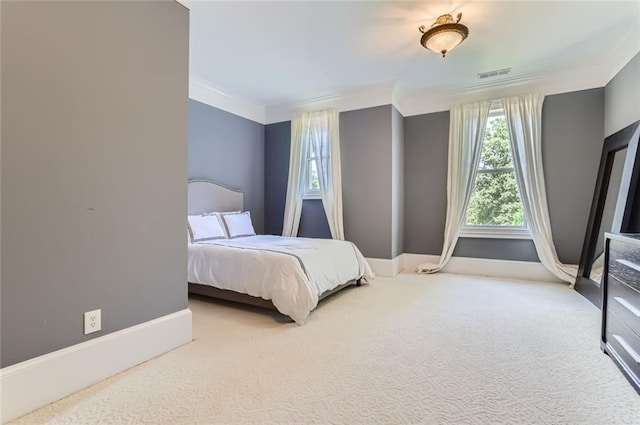 9620 Cedar Grove Rd, Chattahoochee Hills, GA 30213 - bedroom featuring carpet, baseboards, and crown molding