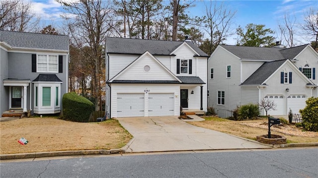 traditional-style home with driveway