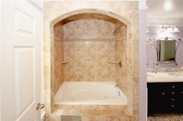 1120 Carl Bethlehem Rd, Winder, GA 30680 - bathroom featuring  shower combination and double vanity