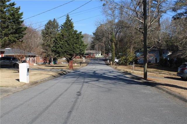 view of road