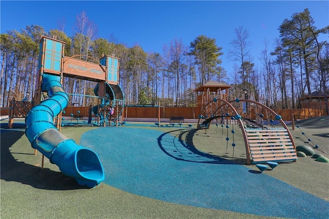 community playground featuring fence