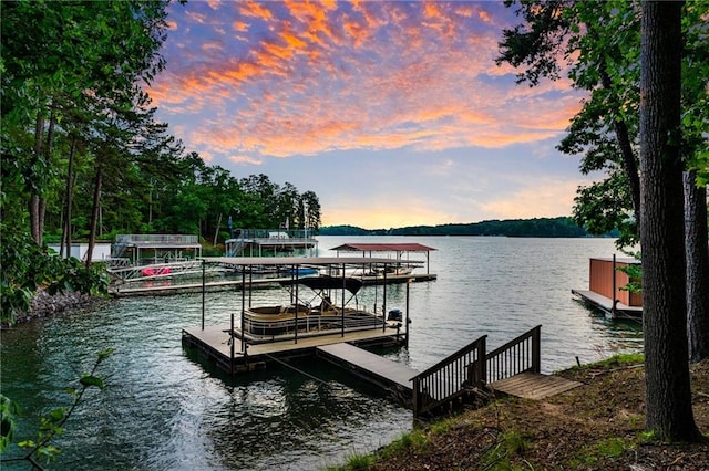 7875 Robin Rd, Cumming, GA 30041 - dock area with a water view