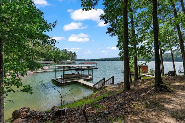7875 Robin Rd, Cumming, GA 30041 - dock area with a water view