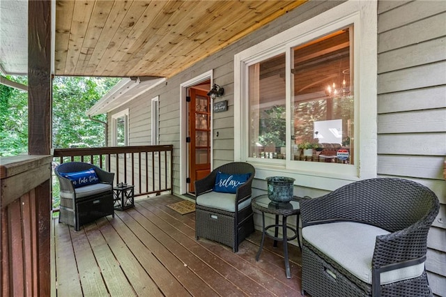7875 Robin Rd, Cumming, GA 30041 - view of wooden porch