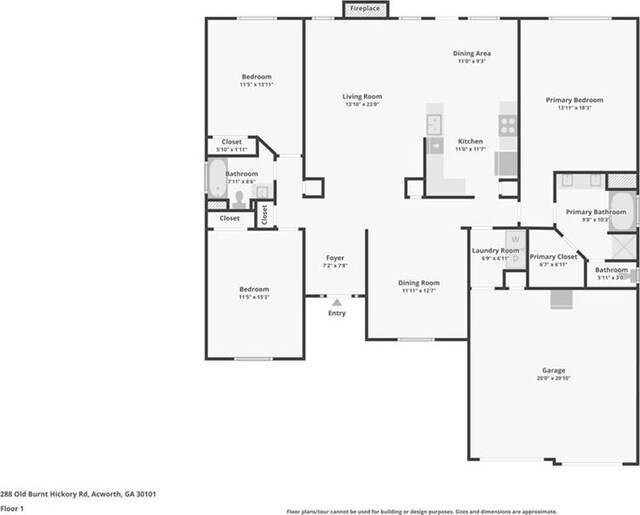 288 Old Burnt Hickory Rd, Acworth, GA 30101