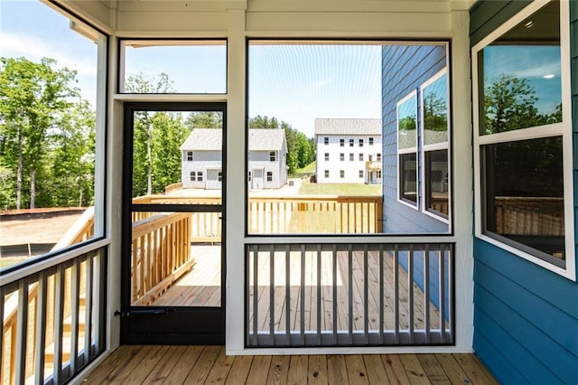 296 River Run Dr, Dallas, GA 30132 - unfurnished sunroom with healthy amount of natural light