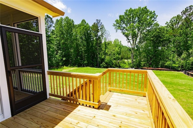 296 River Run Dr, Dallas, GA 30132 - wooden deck with a yard