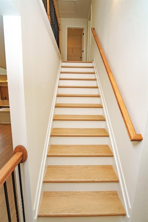 296 River Run Dr, Dallas, GA 30132 - staircase with attic access