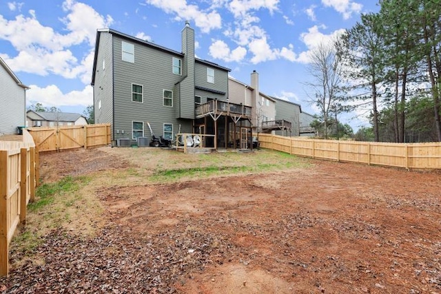 view of rear view of property