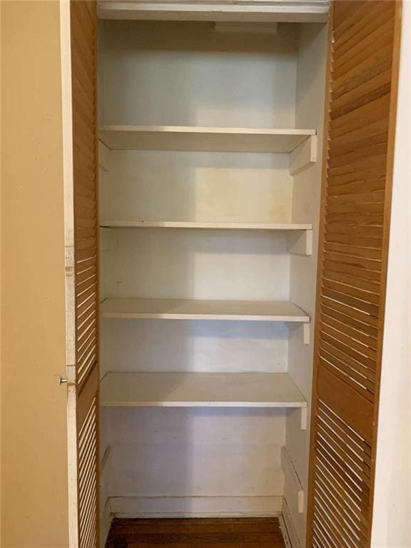 view of closet