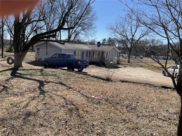 view of front of property