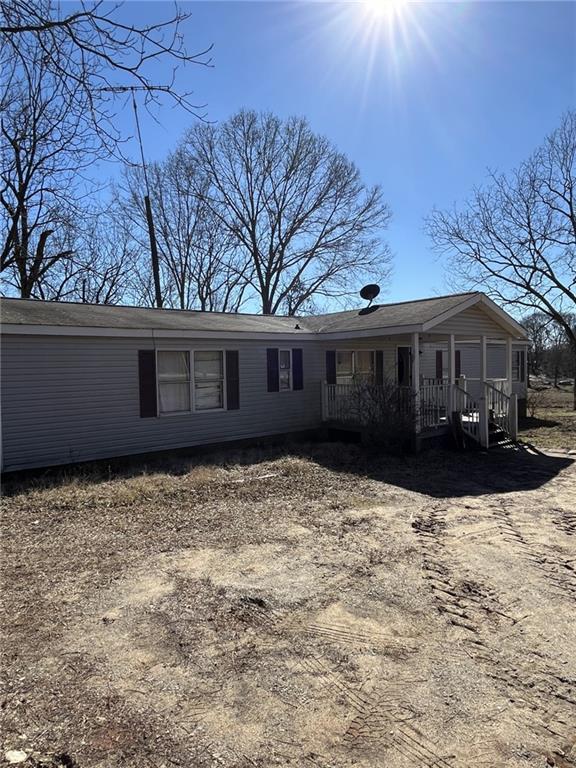 view of back of property