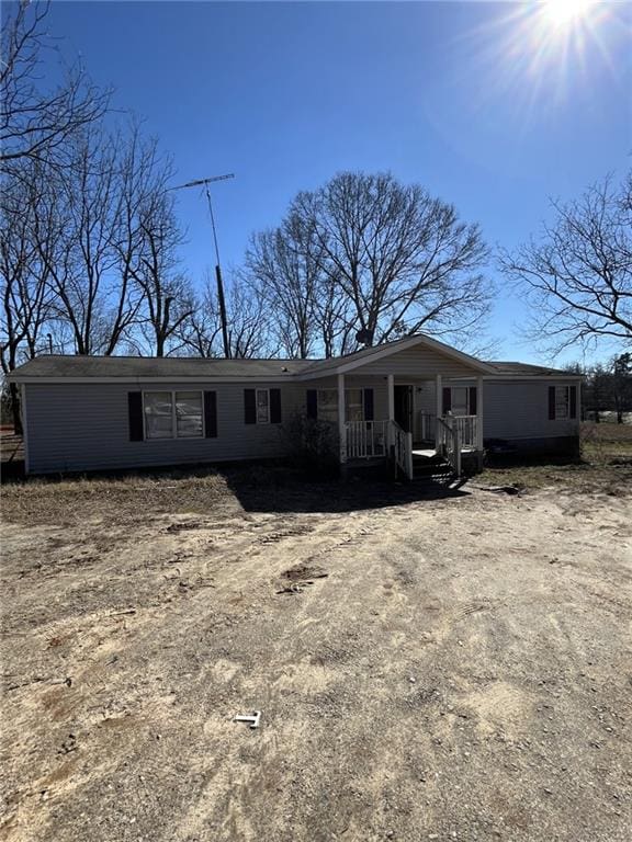 view of front of home