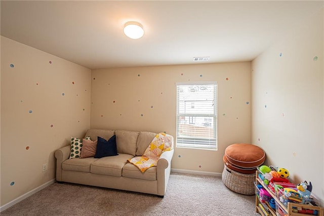 305 Thimbleberry Dr, Dawsonville, GA 30534 - carpeted living area featuring baseboards