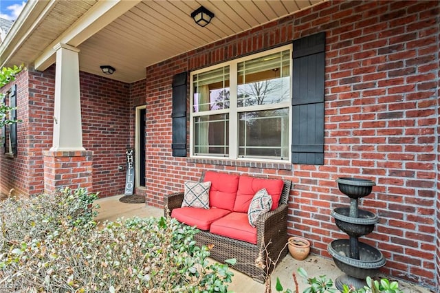 view of patio / terrace featuring covered porch