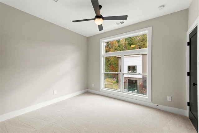 2329 Mason Dr Unit D24, Atlanta, GA 30316 - spare room with carpet floors, baseboards, ceiling fan, and a smoke detector