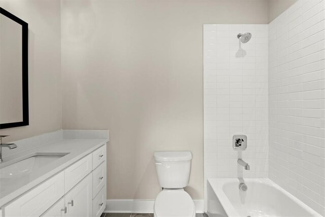 2329 Mason Dr Unit D24, Atlanta, GA 30316 - full bathroom with vanity, toilet, tub / shower combination, and baseboards