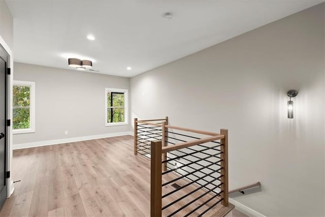2329 Mason Dr Unit D24, Atlanta, GA 30316 - empty room featuring light wood-style floors, baseboards, recessed lighting, and a smoke detector