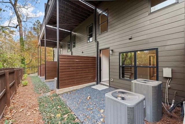 2329 Mason Dr Unit D24, Atlanta, GA 30316 - fenced backyard with central AC unit
