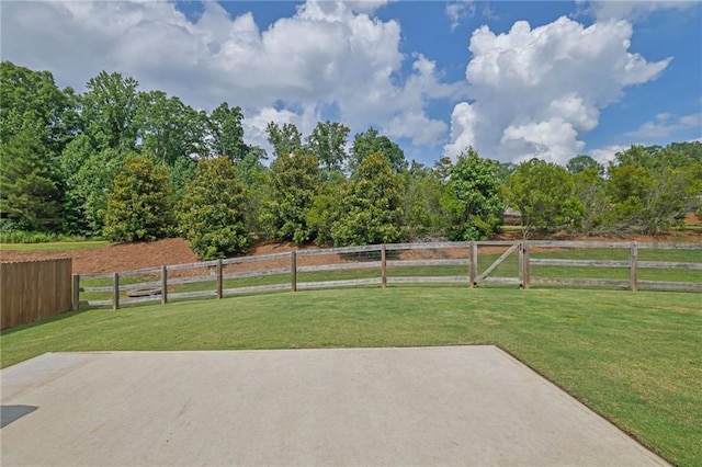3940 Frasier Dr, Cumming, GA 30028 - view of yard with a patio and a view of countryside