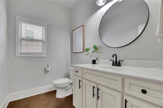 3940 Frasier Dr, Cumming, GA 30028 - bathroom featuring vanity and wood finished floors