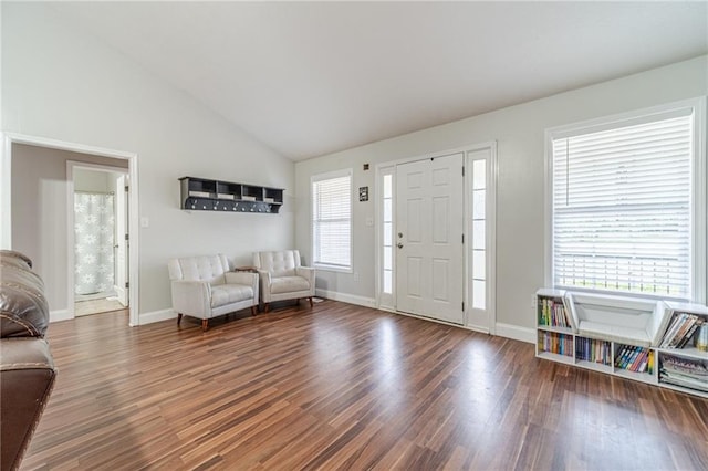 1623 Pratt Rd, Covington, GA 30014 - foyer entrance featuring wood finished floors and lofted ceiling