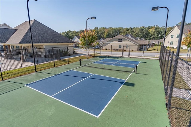 view of sport court