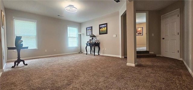 4230 Glen Vista Ct, Duluth, GA 30097 - workout room with carpet flooring, plenty of natural light, and baseboards