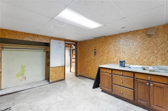 1966 Briarwood Dr, Gainesville, GA 30501 - below grade area with a drop ceiling
