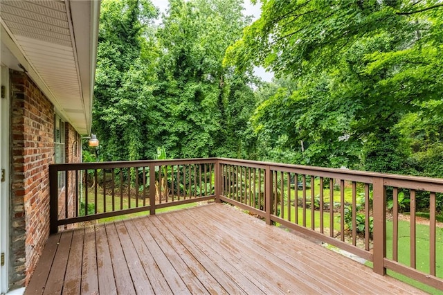 1966 Briarwood Dr, Gainesville, GA 30501 - view of wooden terrace