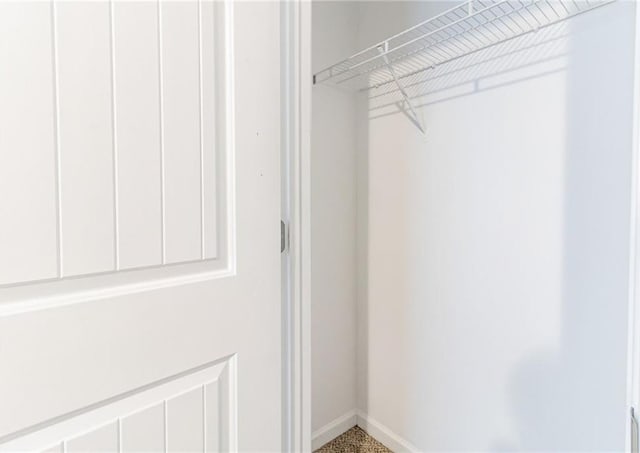 view of closet