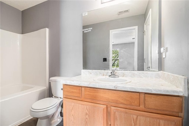 3262 Cascade Parc Blvd, Atlanta, GA 30311 - full bathroom featuring vanity, toilet, and bathing tub / shower combination