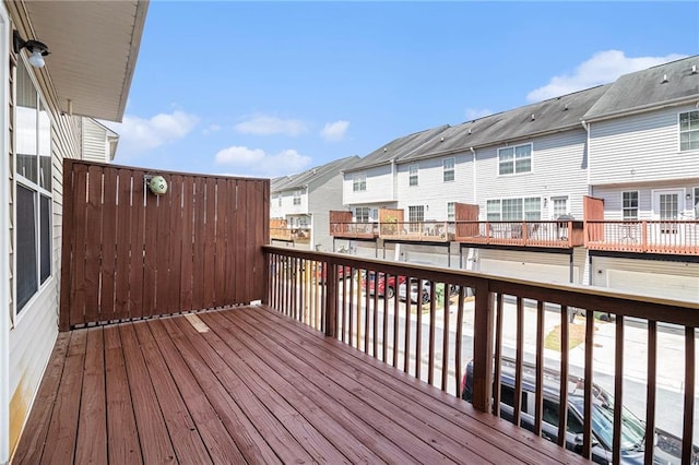 3262 Cascade Parc Blvd, Atlanta, GA 30311 - wooden deck featuring a residential view