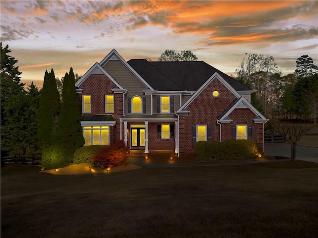 410 Hickory Fairway Ct, Woodstock, GA 30188 - traditional-style house with brick siding