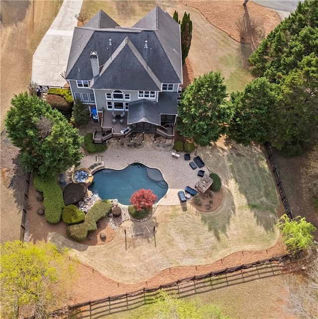 410 Hickory Fairway Ct, Woodstock, GA 30188 - view of subject property featuring a pool area