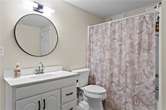 410 Hickory Fairway Ct, Woodstock, GA 30188 - bathroom featuring vanity and toilet