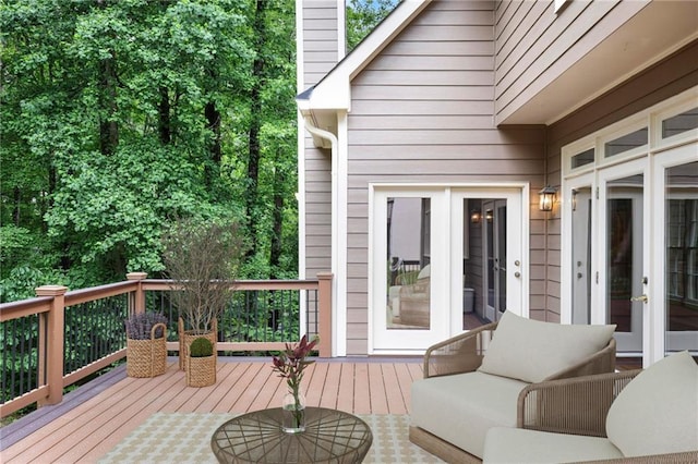 963 Bolingbrook Dr SW, Marietta, GA 30064 - deck with french doors