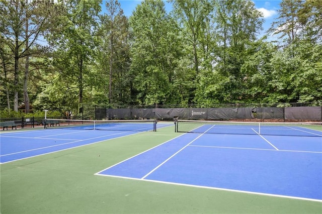 963 Bolingbrook Dr SW, Marietta, GA 30064 - view of tennis court with community basketball court