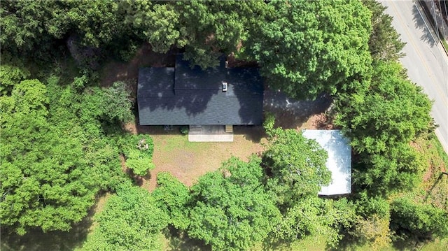 view from above of property