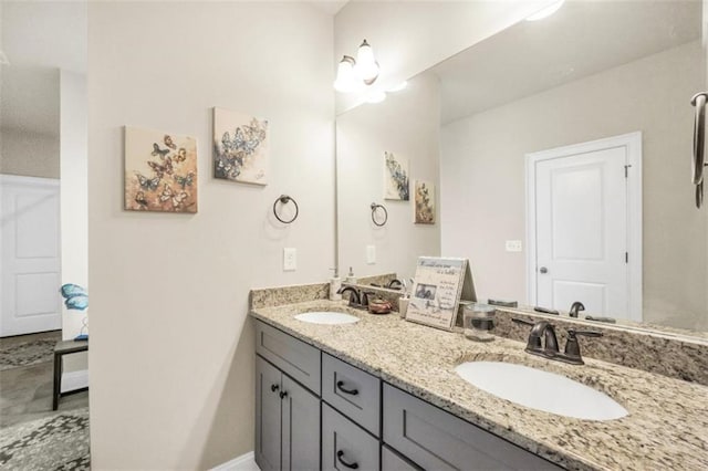 210 Riverpoint Way, Jackson, GA 30233 - full bath with double vanity and baseboards
