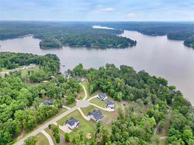 210 Riverpoint Way, Jackson, GA 30233 - drone / aerial view of a nearby body of water and a heavily wooded area