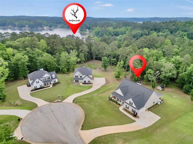 210 Riverpoint Way, Jackson, GA 30233 - aerial view of a heavily wooded area and a nearby body of water